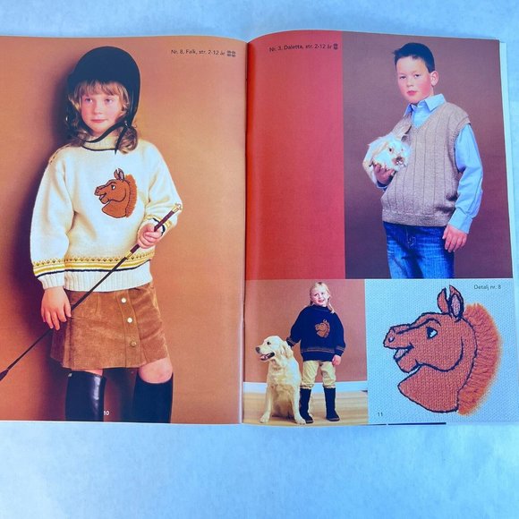Dale Of Norway Knitting Pattern Book Girl Boy Doll NR 140 Norwegian DaleGarn - Picture 7 of 9